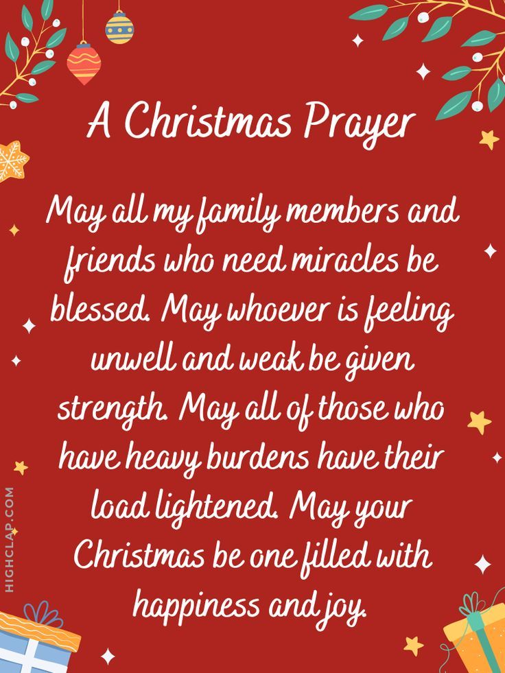["Christmas Prayer Offer - Glory